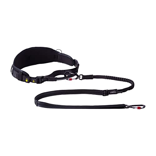 Rogz AirTech Sport Hundegurt und Leine, Nightsky Black, S/M von Rogz