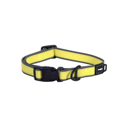 Rogz Amphibian Classic Collar Dayglo Large 26–40 cm – Halsband ist ideal für Aktivitäten mit Wasserbindung. von Rogz