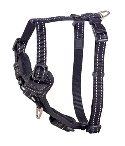 Rogz Control Harness Reflective Medium Black von Rogz