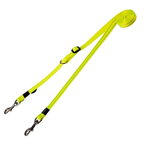 Rogz Control Multi Leash Medium Dayglo Yellow von Rogz