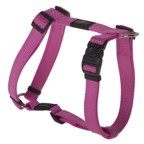 Rogz Fanbelt Hundegeschirr, reflektierend, Rosa von Rogz