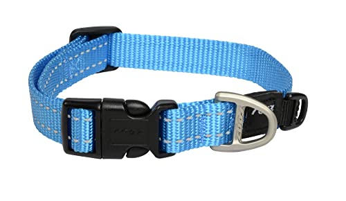 ROGZ HB11-F Utility Halsband/Snake, M, hellblau von Rogz