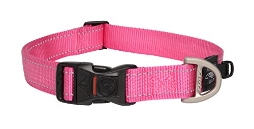 Rogz Holzfällerhalsband reflektierend, Rosa von Rogz