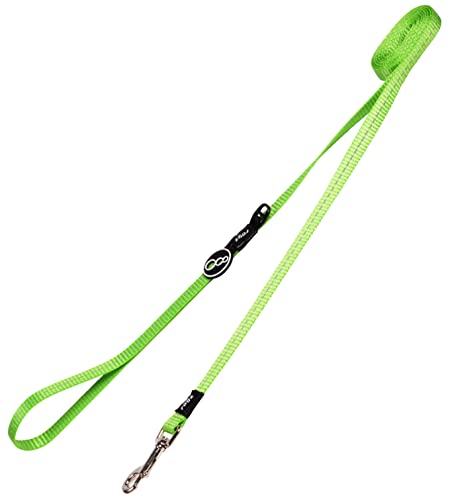 Rogz Kruuse Nitelife Lead - Lime Green Reflective 11mm X 1.8m von Rogz