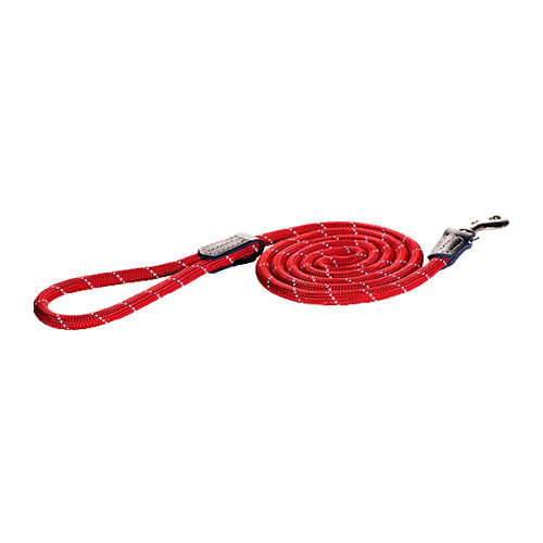 Rogz Rope Line Fixed Lead - Rosa - 180 cm / 9 mm von Rogz