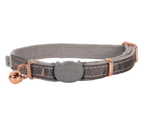 Rogz Urban Katzenhalsband, Taubengrau mit Sicherheitsschnalle von Rogz