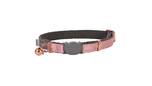 Rogz Urban Cat Sicherheitshalsband, Größe S/M, Pink Blush von Rogz