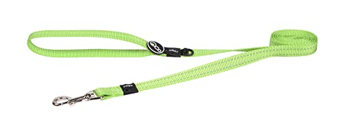 Rogz Utility Hundeleine, reflektierend, Größe M, 1,8 m, 5/8" Medium, grün von Rogz