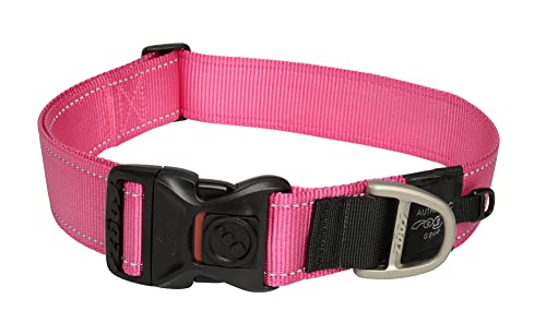 Rogz Utility Pink Halsband Landing Strip Giant, 2 x große von Rogz