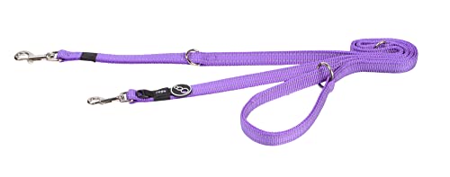 Rogz Utility Snake Purple Leine, 160 cm, mittelgroß von Rogz