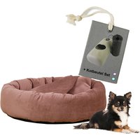 Rohrschneider ® Hundekissen inkl. Gratis-Beigabe, Kuschelhöhle "Denver" altrosa S von Rohrschneider