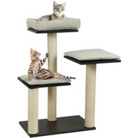 Rohrschneider ® Katzenbaum Modern mit Cordkissen, inkl. Gratis-Spielkugel 2er Set von Rohrschneider