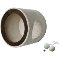 Rohrschneider ® Wandhöhle , mit Gratis-Spielball, beige von Rohrschneider