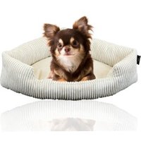 Rohrschneider ® XXL Eck-Hundebett für große Hunde aus Cord M von Rohrschneider