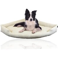 Rohrschneider ® XXL Eck-Hundebett für große Hunde aus Cord XL von Rohrschneider