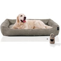 Rohrschneider Hundesofa XXL mit Gratis-Beigabe, weicher Cord von Rohrschneider