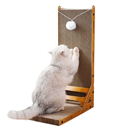 5 Pcs Katzenkrallenbrett,Gewellte Kratzunterlage Isomatte | Kätzchen-Liege mit Mehreren Kratzwinkeln zum Schutz von Möbeln Rolempon von Rolempon