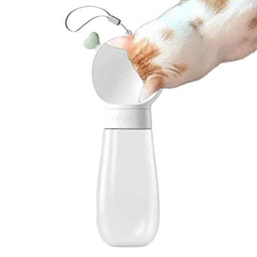 Hundewasserflasche - Auslaufsicherer tragbarer Wasserspender für Hunde - 600 ml auslaufsichere Wasserflaschen für große Hunde Wasserspender Hundewassernapf Hundecampingausrüstung von Rolempon