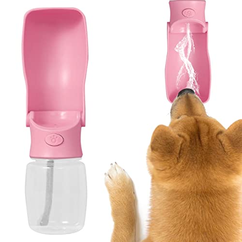 Rolempon Hundewasserflasche - Wasserspender für Welpenflaschen,Auslaufsichere Hundetrinkschale, leichte tragbare Haustier-Wasserflasche zum Spazierengehen, Wandern von Rolempon