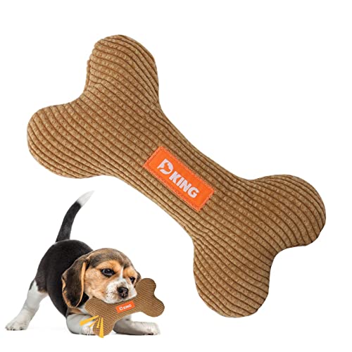 Rolempon Kauspielzeug für Hunde - Gefüllte interaktive quietschende Knochenspielzeuge für Langeweile | Verschleißfestes Beißspielzeug für drinnen und draußen, schönes entspannendes Spielzeug von Rolempon