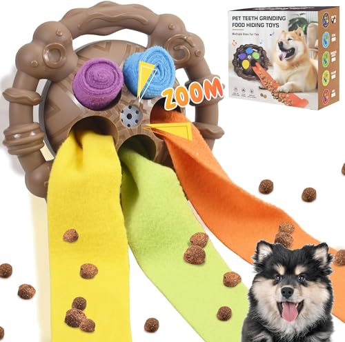 Romicta Schnüffelball für Hunde, interaktives Hundespielzeug, Slow-Food-Training gegen Langeweile und Energie, Interaktives Hundespielzeug tragbarer Haustier Snuffle Ball Toy Langlebig & Sicher von Romicta