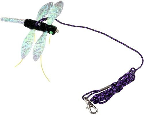 RompiCatz Critter Collector Series Teaser String und interaktiver Katzenspielzeug-Aufsatz, Cagonfly von RompiCatz