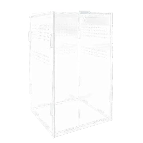 Ronlok Reptilien-Terrarium-Box, Reptilien-Futterbox, Geeignet für Spinnen, Gehörnte Frösche, Haustierschlangen und Andere Ronlok Reptilien-Terrarium-Box, Reptilien-Futterbox, Geeignet für Spinnen, Gehörnte Frösche, Haustierschlangen und Andere von Ronlok