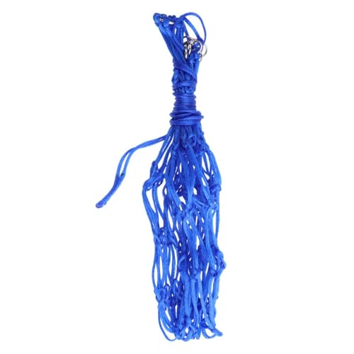 Ronyme Langsam Feed Hay Net Horse Feeder tragbare Heubeutel Hanging Mesh Bag für Anhängerschafziegen Ziegen, Blue 40inch von Ronyme