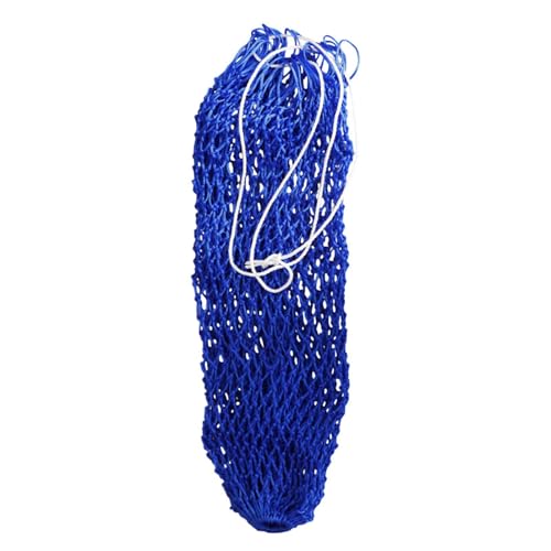 Ronyme Langsam Feed Hay Net Horse Feeder tragbare Heubeutel Hanging Mesh Bag für Anhängerschafziegen Ziegen, Blue 50inch von Ronyme