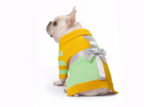 Roseelk Hundepullover für große Hunde – Welpengeschenk, niedliche Kleidung bei kaltem Wetter, Rollkragenpullover, Strickwaren-Design für weibliche und männliche Haustiere, Hunde, Katzen, Kätzchen, von Roseelk