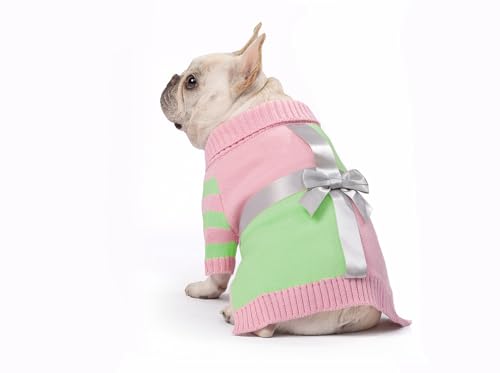 Roseelk Hundepullover für große Hunde – Welpengeschenk, niedliche Kleidung bei kaltem Wetter, Rollkragenpullover, Strickwaren-Design für weibliche und männliche Haustiere, Hunde, Katzen, Kätzchen, von Roseelk