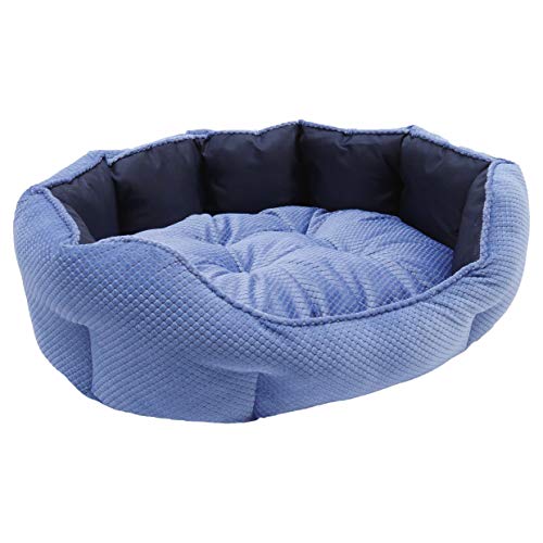 Rosewood Hundebett, gesteppt, wasserabweisend, Marineblau von Rosewood