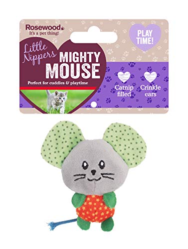 Rosewood Little Nippers Mighty Mouse Spielzeug für Kätzchen und Katzen von Rosewood
