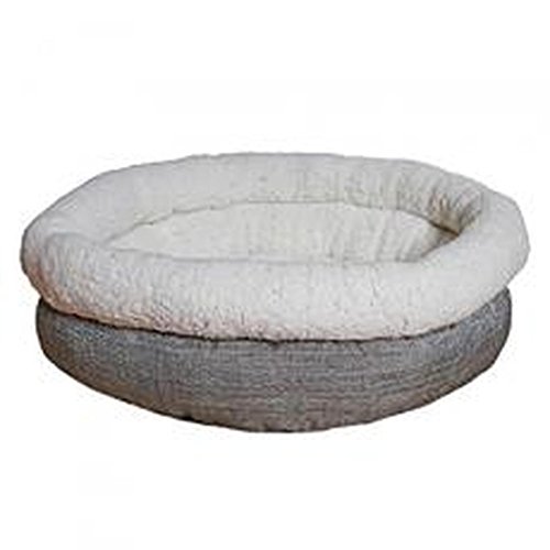 Rosewood 04386 Hundebett aus ultraweichem Plüsch / Tweedmaterial, Länge 68 cm von Rosewood