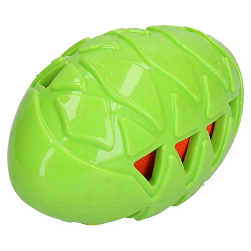 Rosewood 40327 robuster Hunde-Rugbyball aus Gummi für Spielereien innen und außen, Medium, Länge: 12 cm von Rosewood