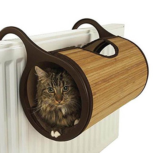 Rosewood 41302 Jolly Moggy Bambus-Heizkörperliege braun von Rosewood