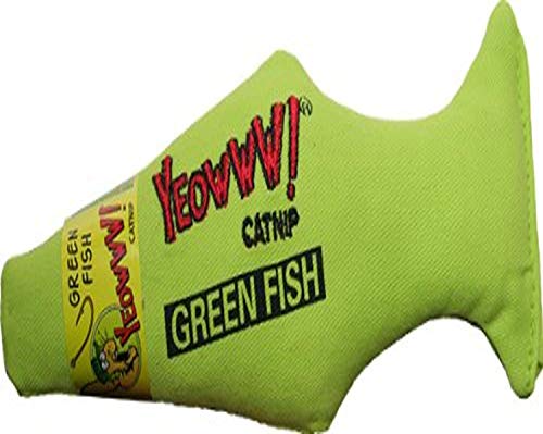 Rosewood 63119 Yeowww! Katzenspielzeug grüner Fisch von YEOWWW