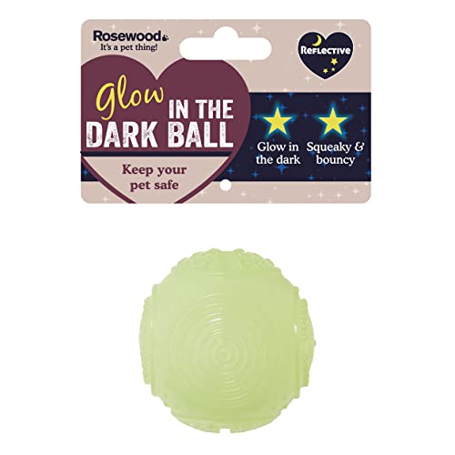 Rosewood 68040 im Dunkeln leuchtender Spielball für Hunde von Rosewood
