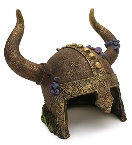 Rosewood 91242 Aquaristik-Ornament Wikingerhelm von Rosewood