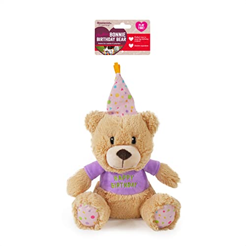 Rosewood Chubblez Bonnie Birthday Bear Plüsch Hundespielzeug Geschenk für Hunde von Rosewood