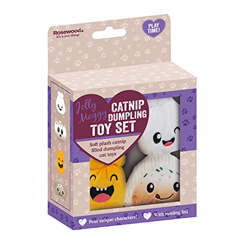 Rosewood Jolly Moggy Katzenminze Knödel-Spielzeug-Set, Katzenspielzeug von Rosewood