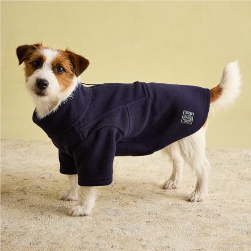 Rosewood Joules Fleecejacke für Hunde, Größe S, Marineblau von Rosewood