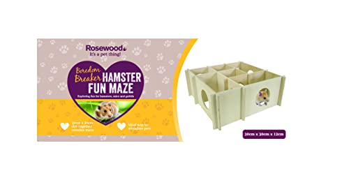 Rosewood Langeweile Breaker Hamster, Rennmäuse und Mäuse, lustiges Labyrinth-Spielzeug, klein von Rosewood