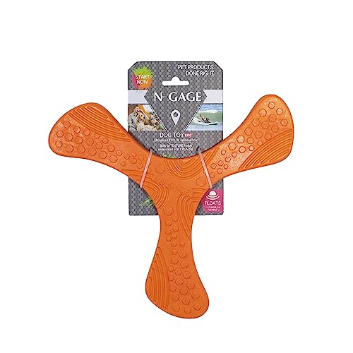 Rosewood N-Gage Propeller Regular, Robustes Hundespielzeug, Interaktives Spielzeug, Orange von Rosewood