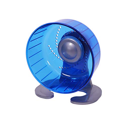 Rosewood Pico Laufrad für Hamster mit Ständer, blau von Rosewood