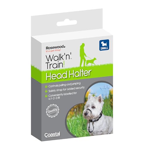 Walk 'n Train Halfter für Hundetraining, Größe S von Rosewood