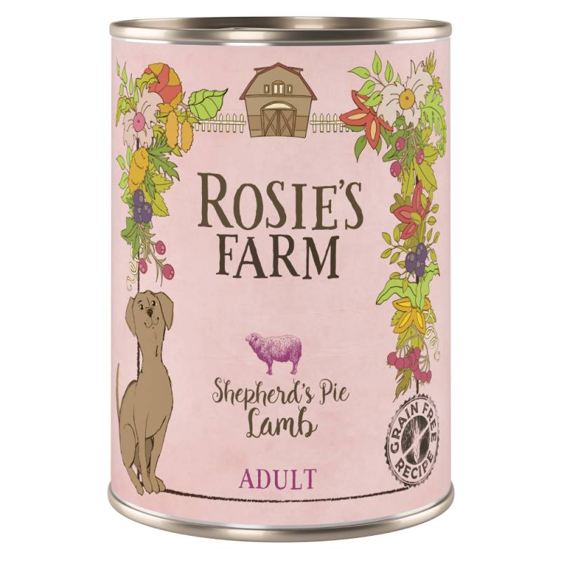 5 + 1 gratis! 6 x 400 g Rosie's Farm - Lamm von Rosie's Farm