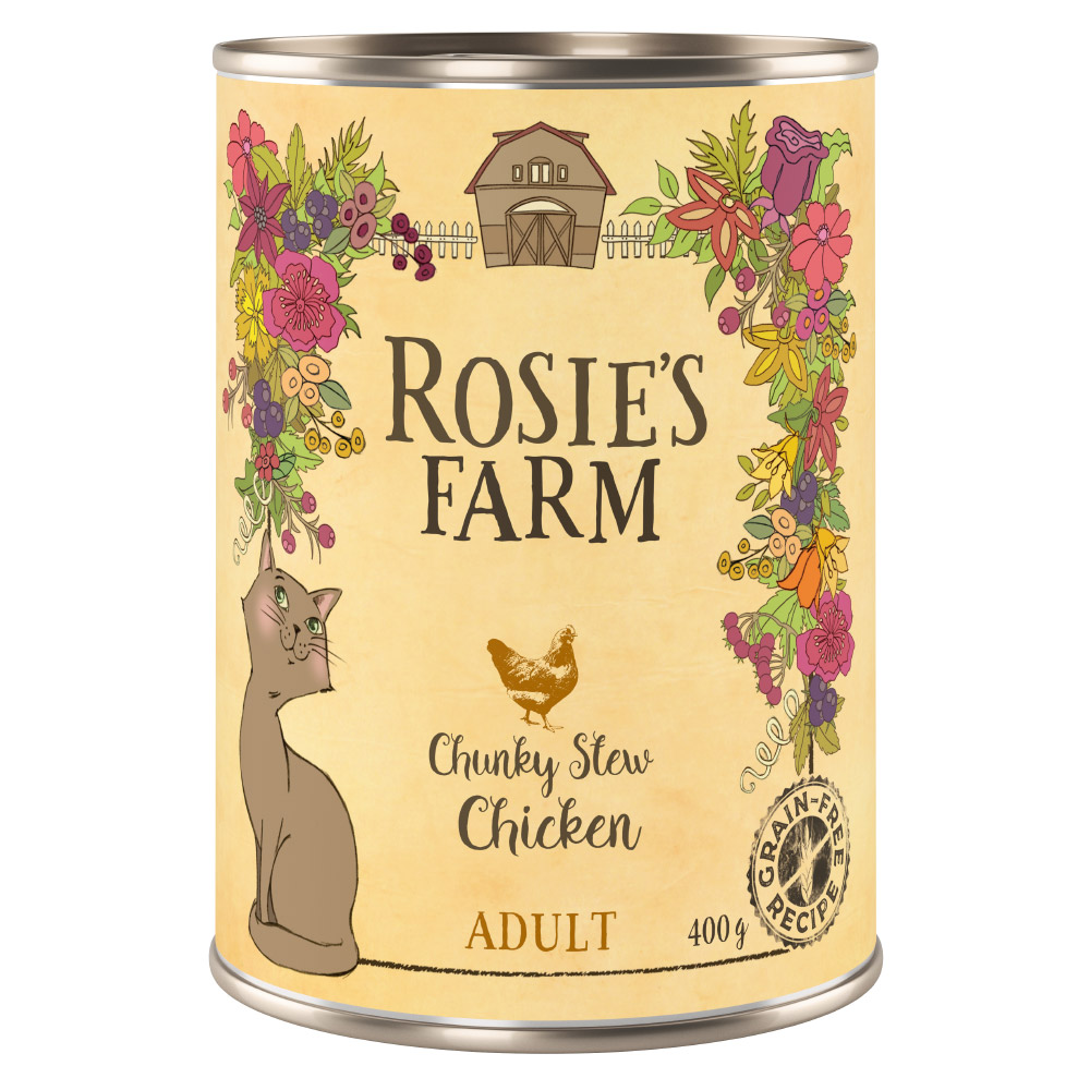 Rosie's Farm Adult 12 x 400 g zum Sonderpreis! - Huhn von Rosie's Farm