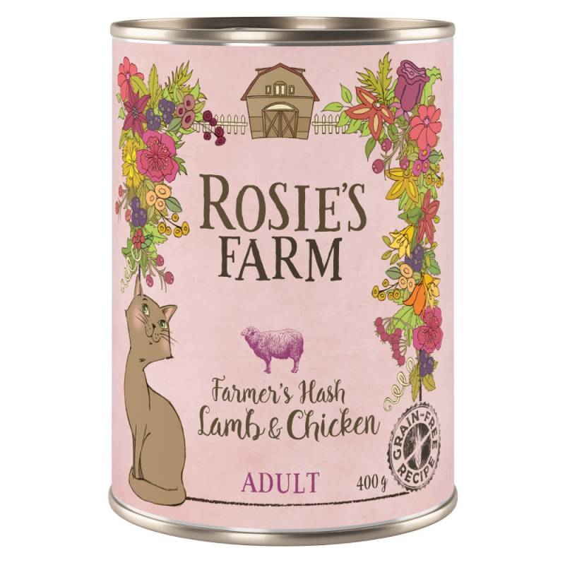 Rosie's Farm Adult 12 x 400 g zum Sonderpreis! - Lamm & Huhn von Rosie's Farm