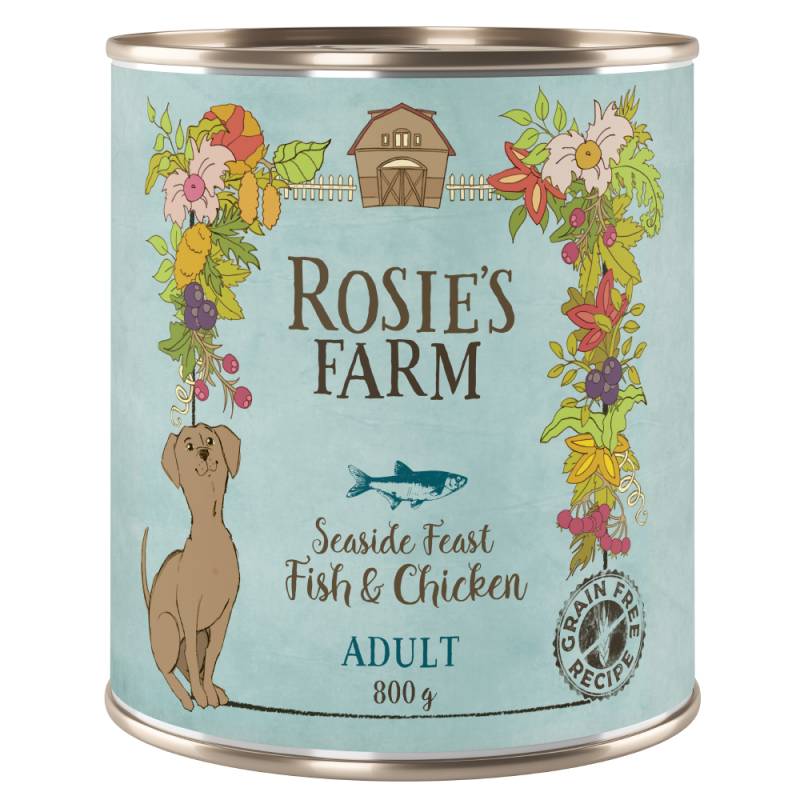 Rosie's Farm Adult 6 x 800 g  - Fisch & Huhn von Rosie's Farm